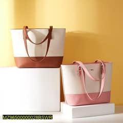 3 Pcs women's PU Leather plai bag