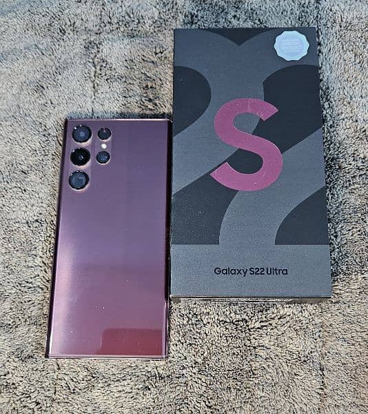 Samsung S22 Ultra Burgundy[12/256] PTA Approved 2