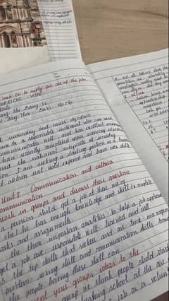 hand writting assignments job