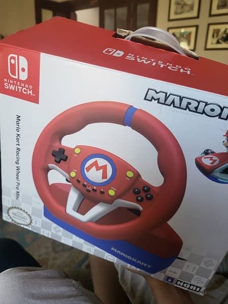 Just like new Mario Kart Racing Wheel Pro Mini for Nintendo Switch 1