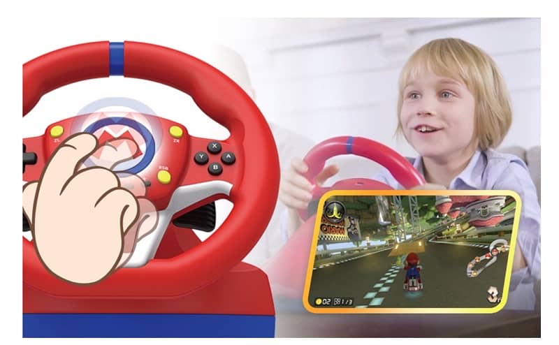 Just like new Mario Kart Racing Wheel Pro Mini for Nintendo Switch 5
