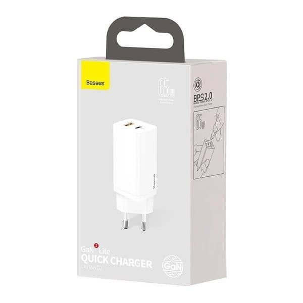 Baseus GaN2 Lite fast PD charger 65W USB / USB Type C Quick Charge 3.0 0