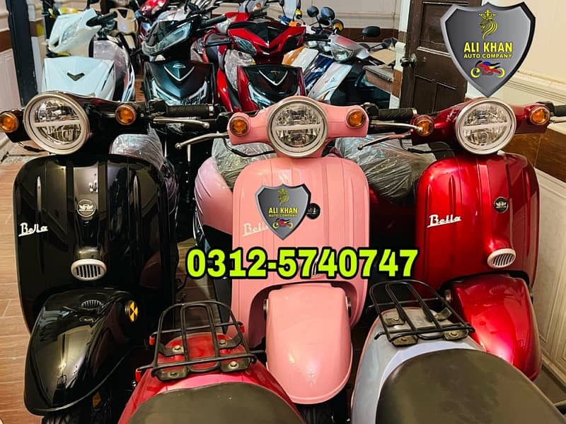 Female Girls Ladies Scooty Scooter Electric Petrol Automatic 9