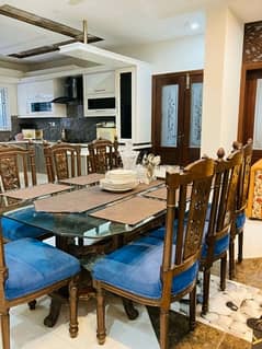 DINING TABLE 8 SEATER PURE CHINYOTI 100%