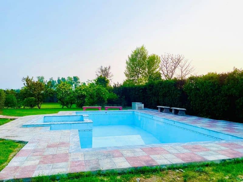 swimming pool farm house available for eid enjoy with family frnds co 14