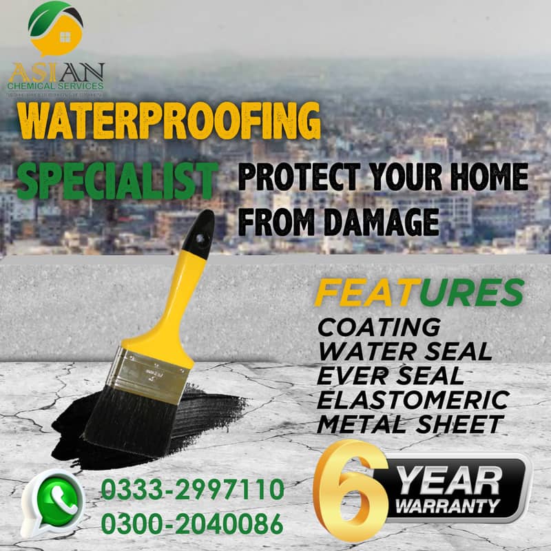 Asian Chemical (Roof Waterproofing)Roof Damage Solutions Heat Proofing 1