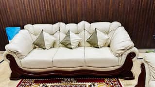 sofa set 6 seater almost new