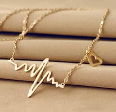 fashion jewelry necklace for girls and women in gold