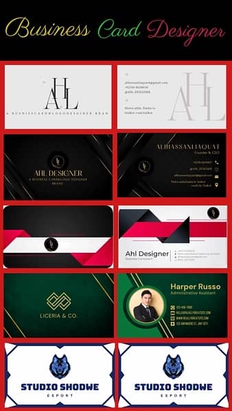 logo Designer,Business card Designer,cv Designer,letterhead designer 2