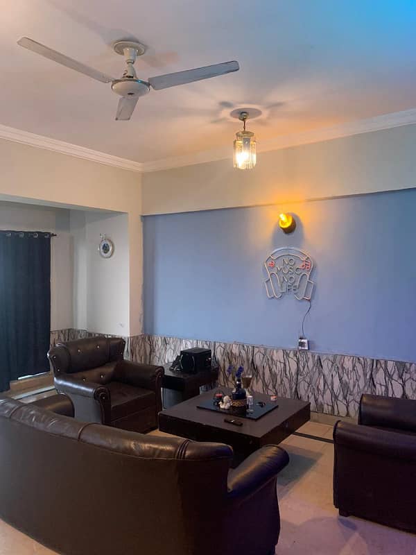 1 BED FULL FURNISHED FLAT AVAILABLE FOR RENT IN KHUDADAAD HEIGHTS E-11/4 ISLAMABAD. 3