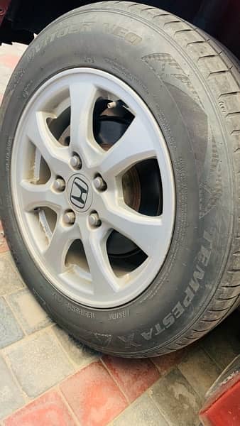 honda civic rebirth 15 inch original genuine alloy rims tyres tires 1