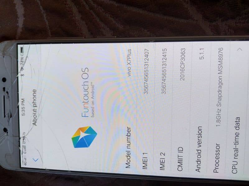 It is a with out box phone vivo y67 with 6 128 3