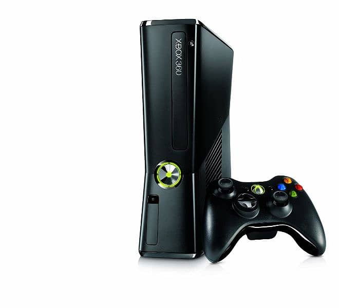Xbox 360 slim 320gb with 1 wireless controller.   Fixed price 0