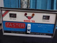 Faster's Voltage stablizer