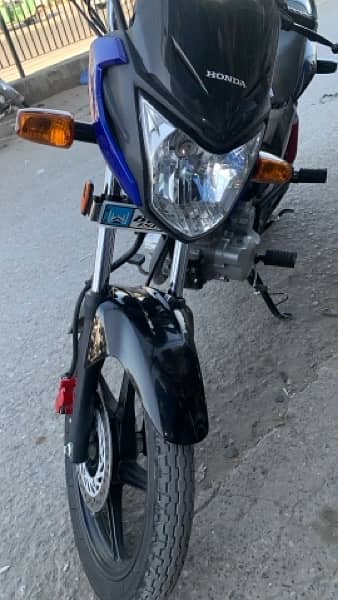 Honda CB 125F Blue urgent sale 6