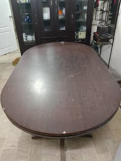 dining table without chairs for 8 person