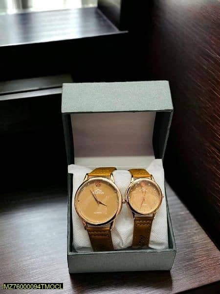 couples casual analogue watch 0