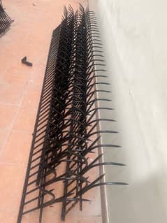 Heavy iron bar safety grill