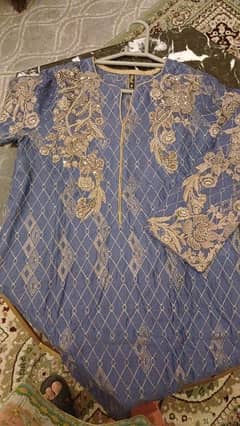 Full embroidery  shirt