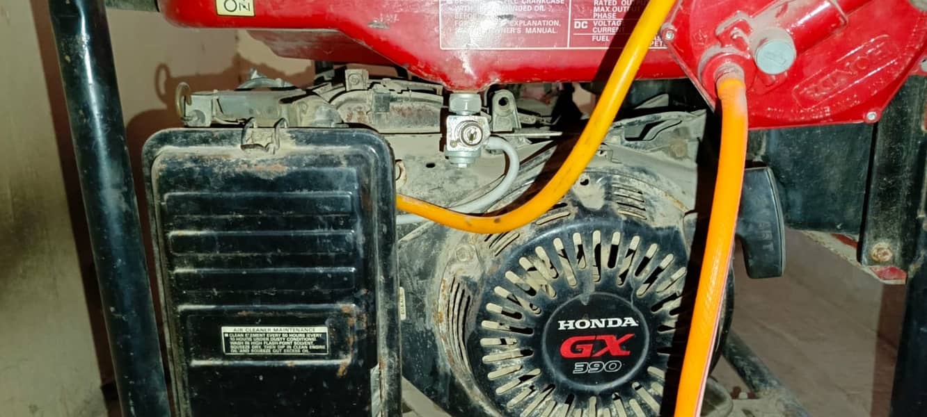Honda Elemax 5.5 Kva self start Genrator  with Battery &  Gass Kit 1