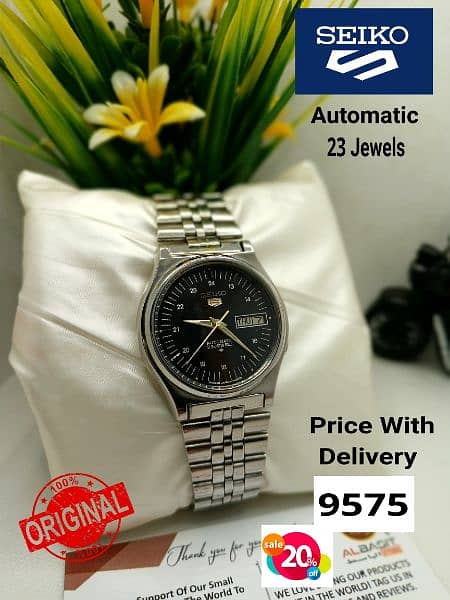 4 ہزار سے لیکر 9 ہزار تک Seiko 5 Automatic Citizen Orient 03161737353 14