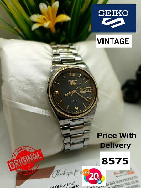 4 ہزار سے لیکر 9 ہزار تک Seiko 5 Automatic Citizen Orient 03161737353 18