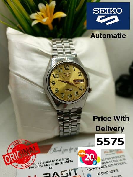 4 ہزار سے لیکر 9 ہزار تک Seiko 5 Automatic Citizen Orient 03161737353 6