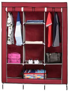 3 Door 88130 Fancy & Portable Foldable Closet Wardrobe Storage 0