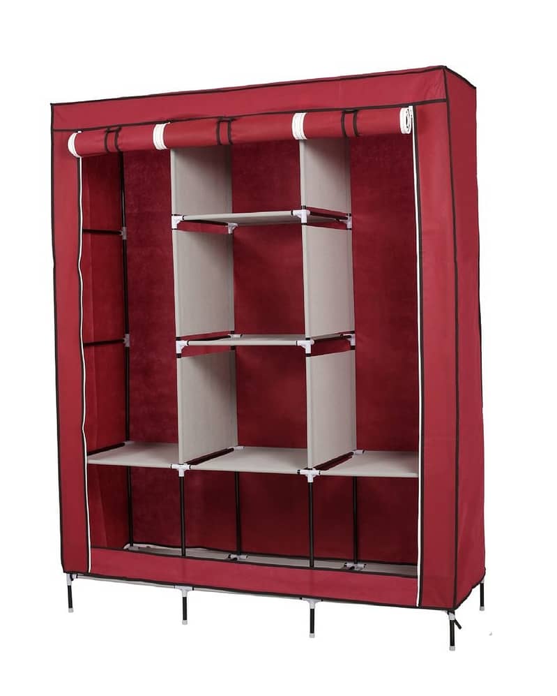 3 Door 88130 Fancy & Portable Foldable Closet Wardrobe Storage 1