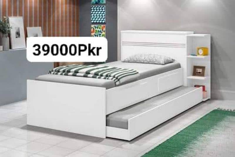 Single Bed/Drawer Bed/ King/Queen Size Platform Bed 6