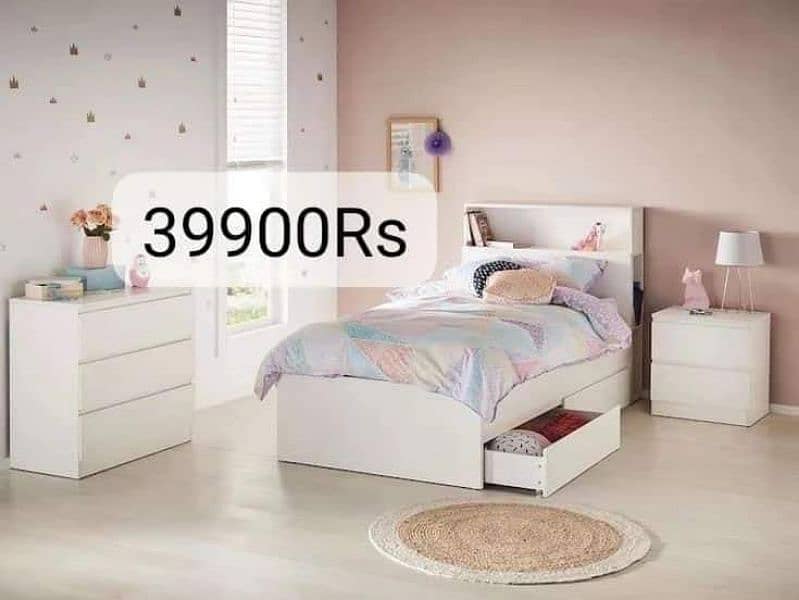 Single Bed/Drawer Bed/ King/Queen Size Platform Bed 9