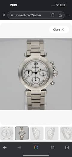Cartier Pasha 36mm automatic movement Chronograph only watch available 0