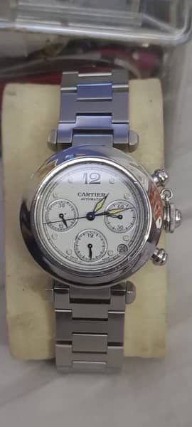 Cartier Pasha 36mm automatic movement Chronograph only watch available 1