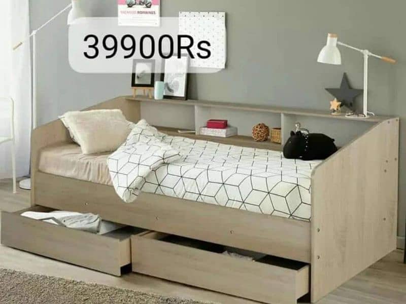 Single Bed/Drawer Bed/ King/Queen Size Platform Bed 11