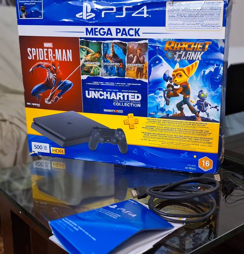 Playstation 4 (PS4) 500 GB with Controller and Box 1