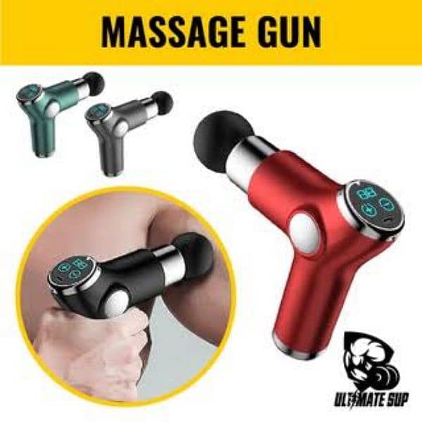 Original) Wireless Mini Fascial Gun Deep Muscle Vibrating Massager Gun 6