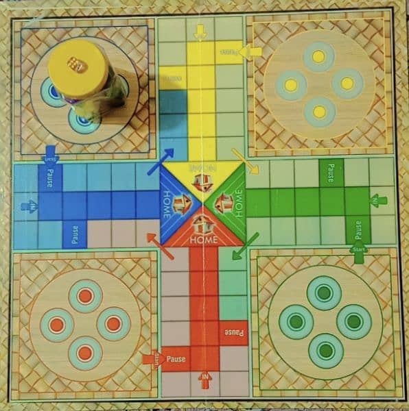 2-in-1 4 players & 6 players Ludo 3