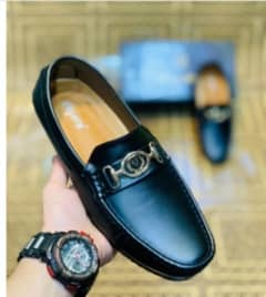Dejavu Premium Range Black Loafer Moza Shoes