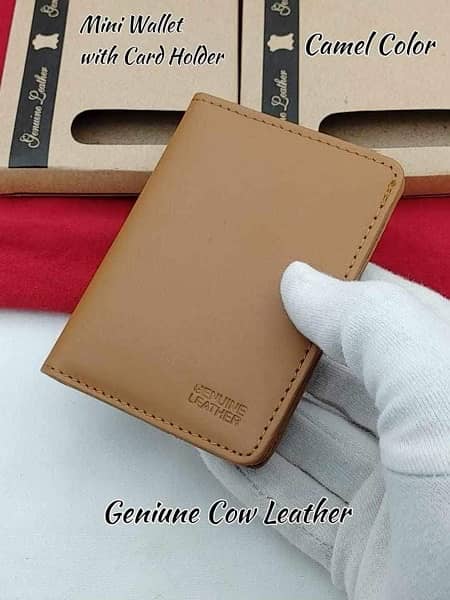 genuine cow leather slim wallet contact number 03307047981 1