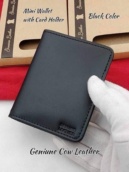 genuine cow leather slim wallet contact number 03307047981 2