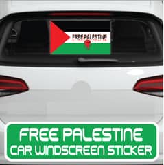 free Palestine flag and Car Flag Pole / Car Rod for Diplomats 0