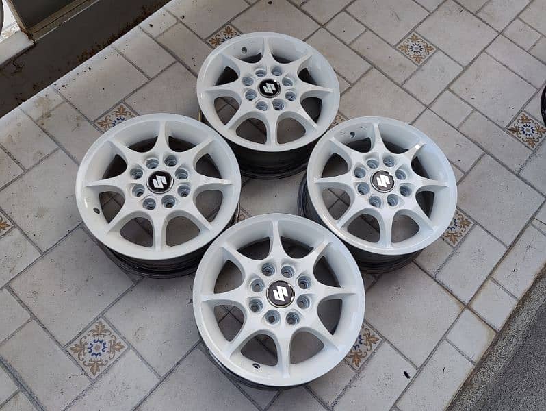 Mugen 13 inch rims Mehran Khyber Cultus 1