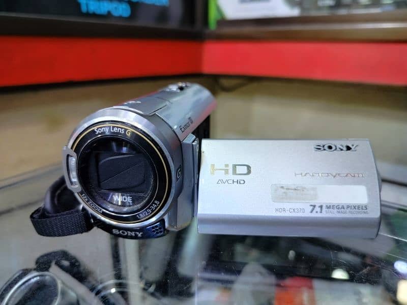 Sony CX370 | Camcorder | Handycam video Camera 8