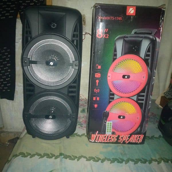 kts Bluetooth 8" double speakers 2