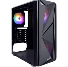 BOOST TIGER GAMING PC CASE BLACK WITH 3 RGB FAN