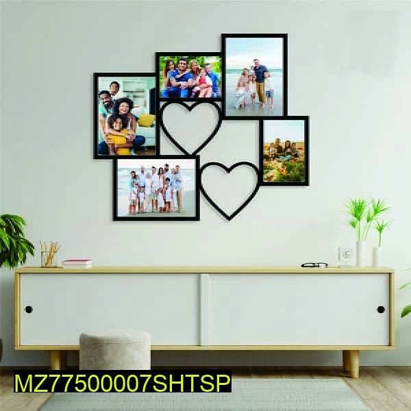 Family Portrait 3D Art Wall Hanging MDF Frame 0