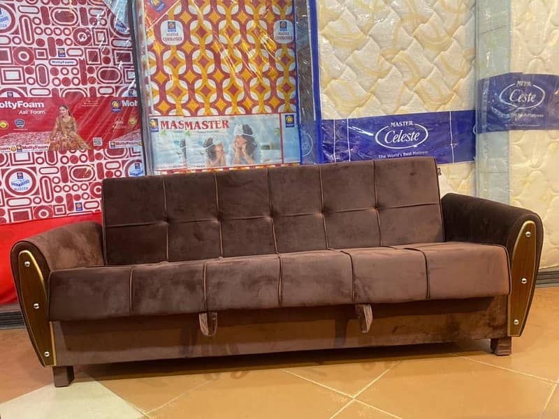 sofa cum bed (Molty foam)(10 years warranty )(sofa +bed) 9