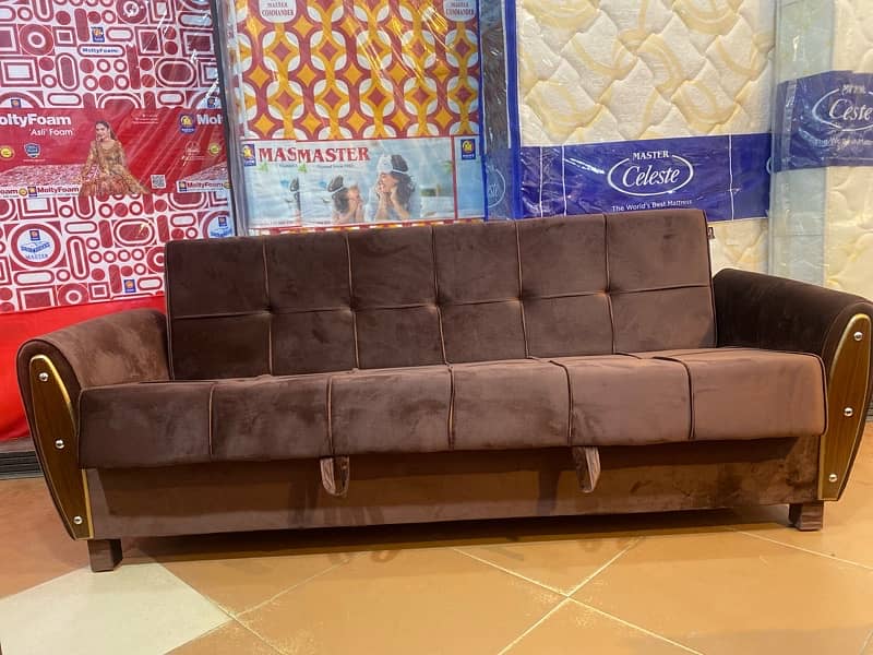 sofa cum bed (Molty foam)(10 years warranty )(sofa +bed) 19