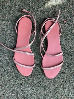 almost once or twice used ladies sandals