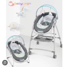 baby cot plus bouncer
